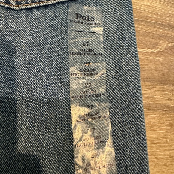 NWT Polo Ralph Lauren Callen High Rise Jeans - Picture 10 of 11